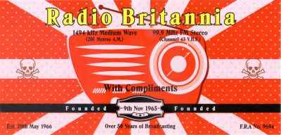 Radio Britannia 1494kHz station card